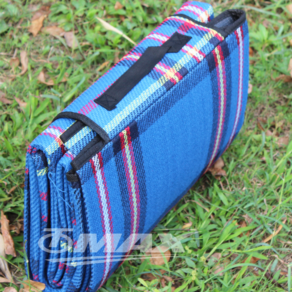 omax加大加厚防水野餐休閒墊-藍色 獨家破盤 OMAX歐妹思購物網