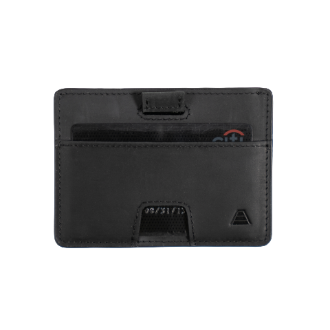 Andar | The Turner 簡便真皮卡夾 黑 RFID