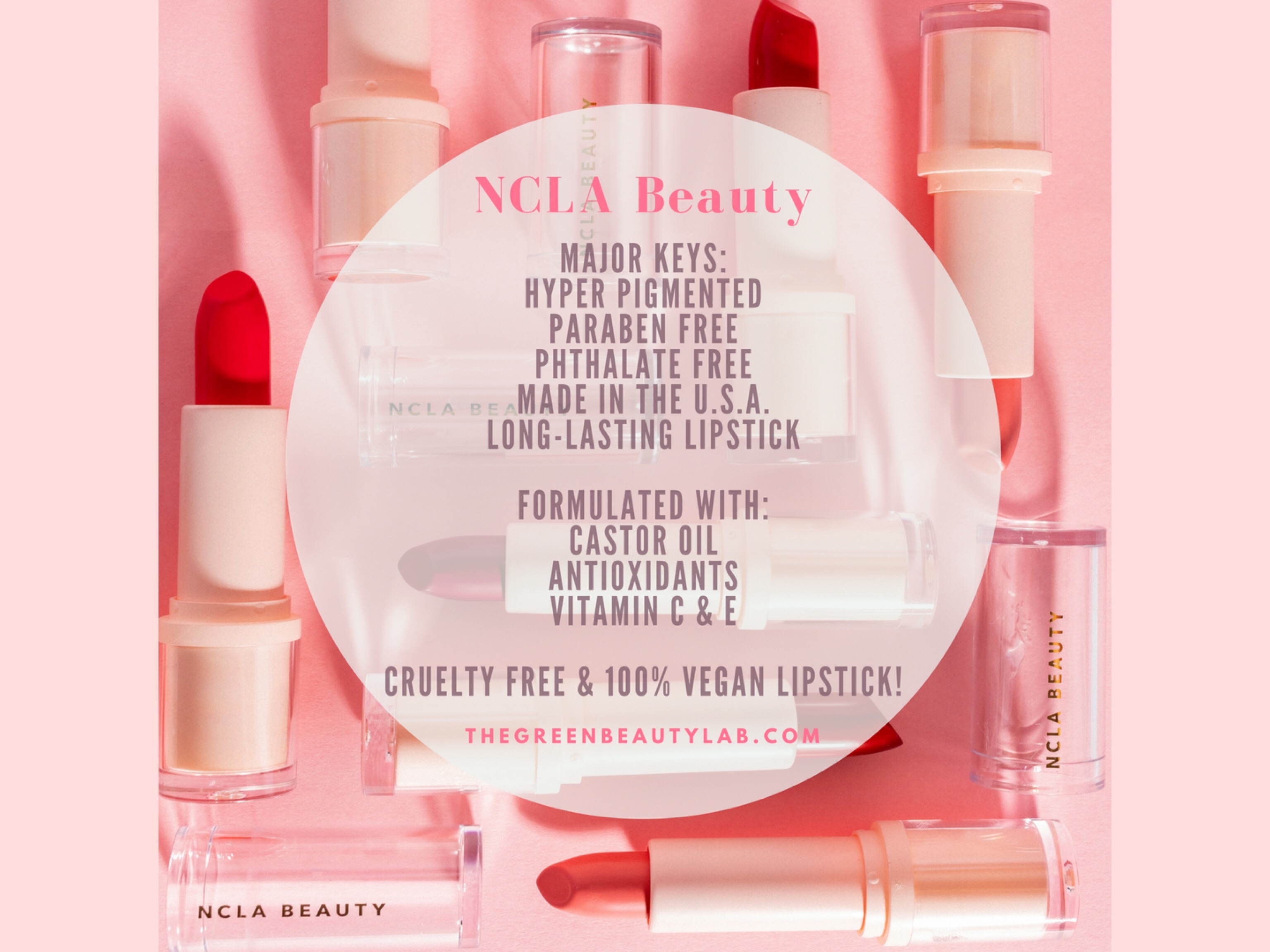 NCLA 素食成份天然柔滑唇膏 （孕婦適用）10 Brentwood Snob