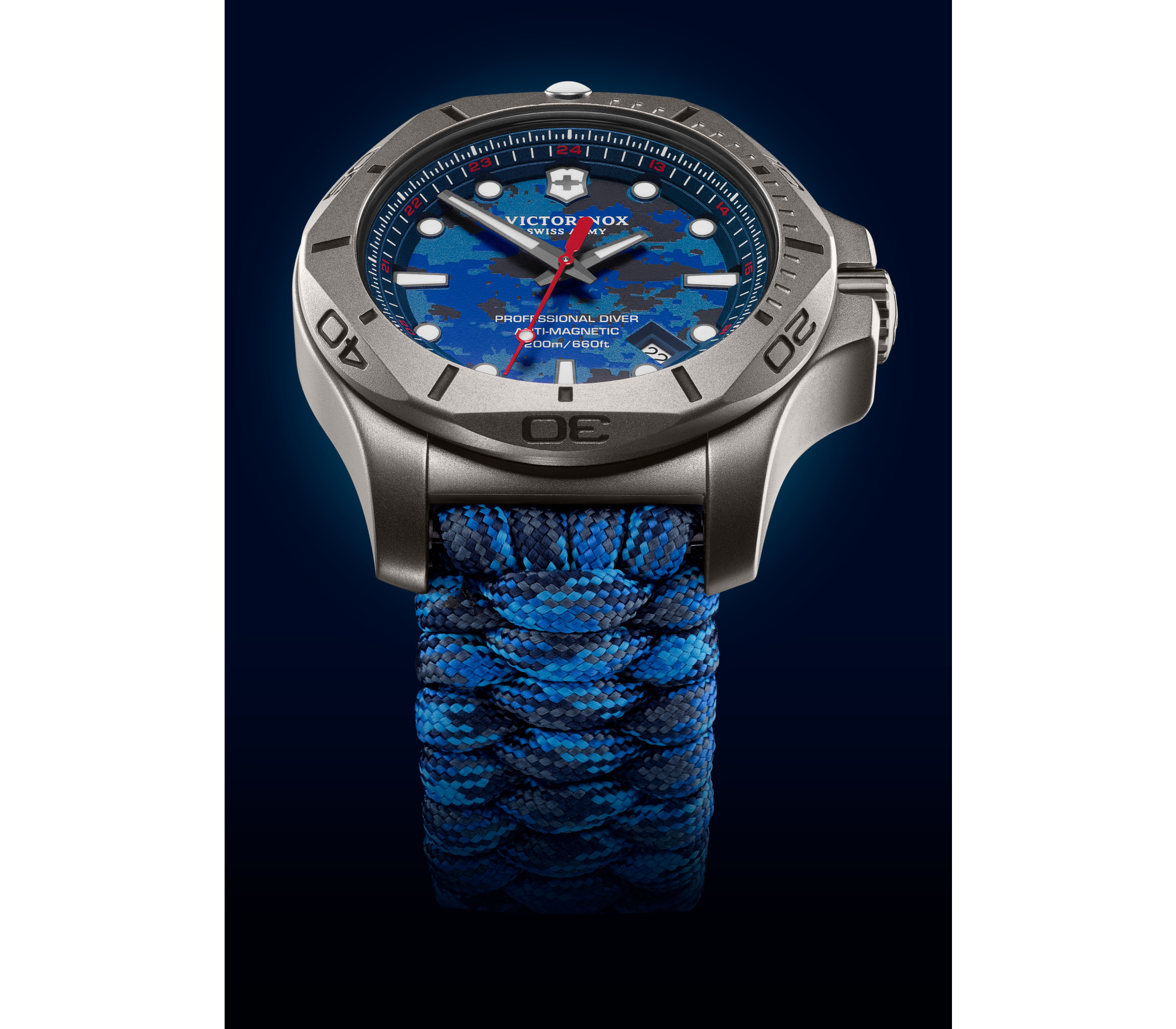 萬年鐘錶 - VICTORINOX SWISS ARMY 瑞士維氏I.N.O.X. Professional Diver Titanium 鈦金屬潛水腕錶 可承受 130 種極端耐力測試的瑞士潛水腕錶 241813