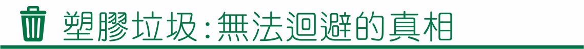 囍歡塊_塑膠垃圾 : 無法迴避的真相