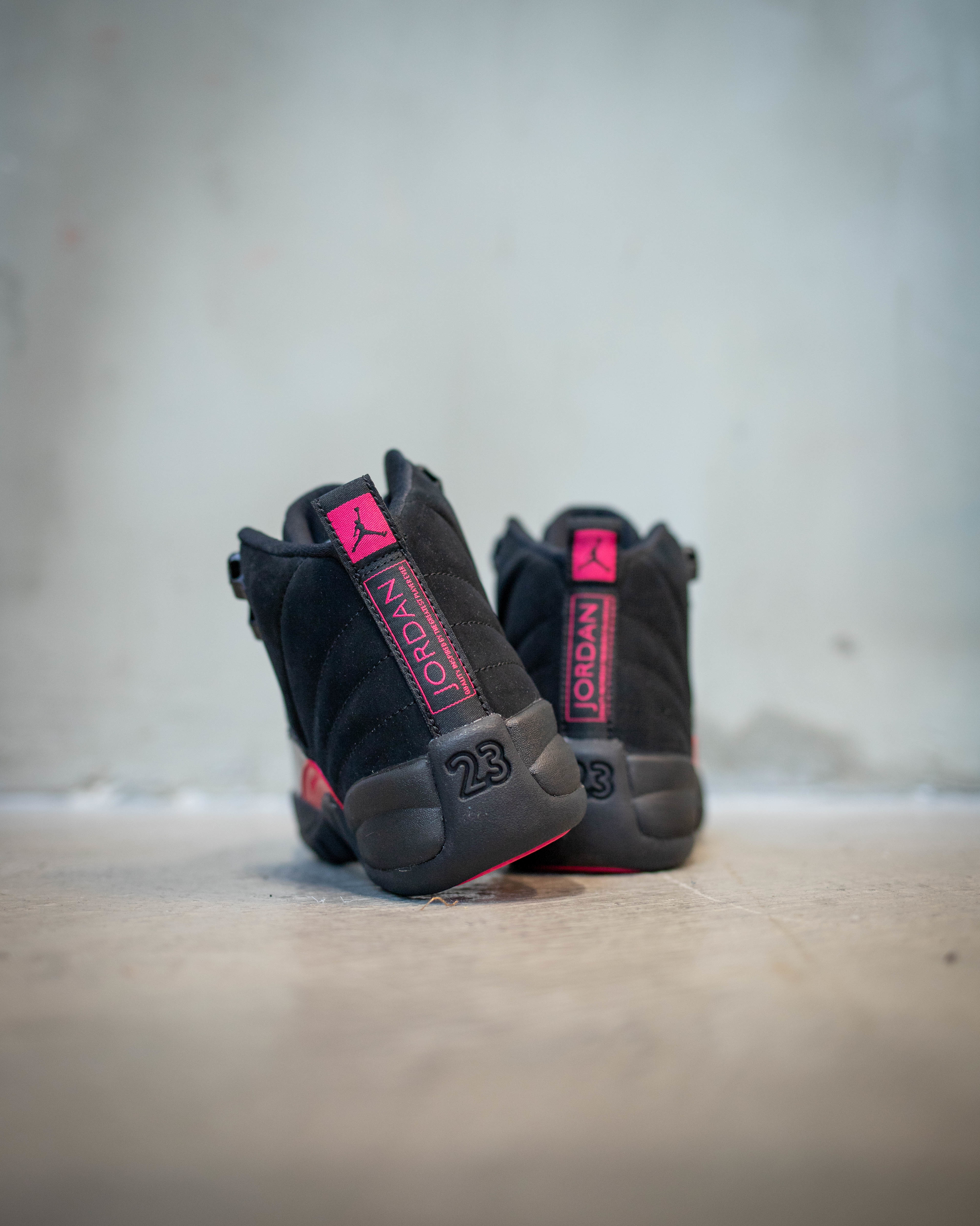 [現貨] AIR JORDAN RETRO 12 GS ''BLACK PINK'' 510815-006
