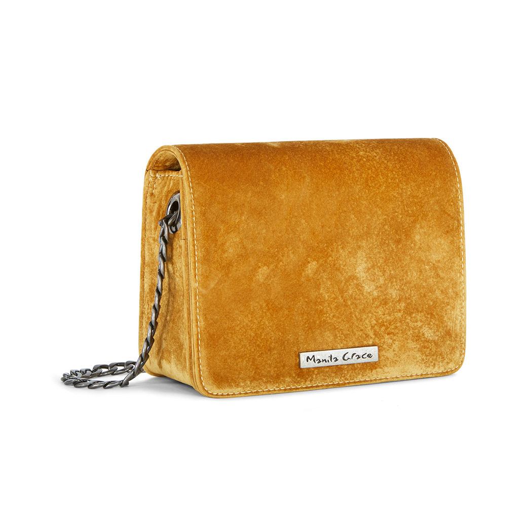 FEDE,Fedeboutique,聖誕禮物,小方包,絨布方包,鍊條方包,黃色方包,