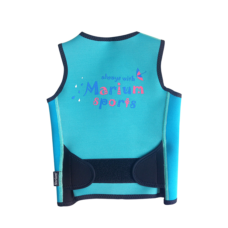 MAR-7822 兒童可調式防寒背心-綠色/藍色