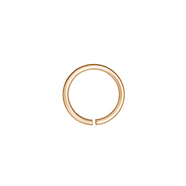 SS316L GOLD PLATED SURGICAL STEEL CONTINUOUS RING