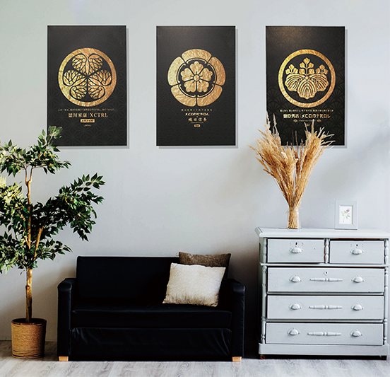 XCTRL 裝飾掛畫 ( 織田信長 豐臣秀吉 德川家康 )