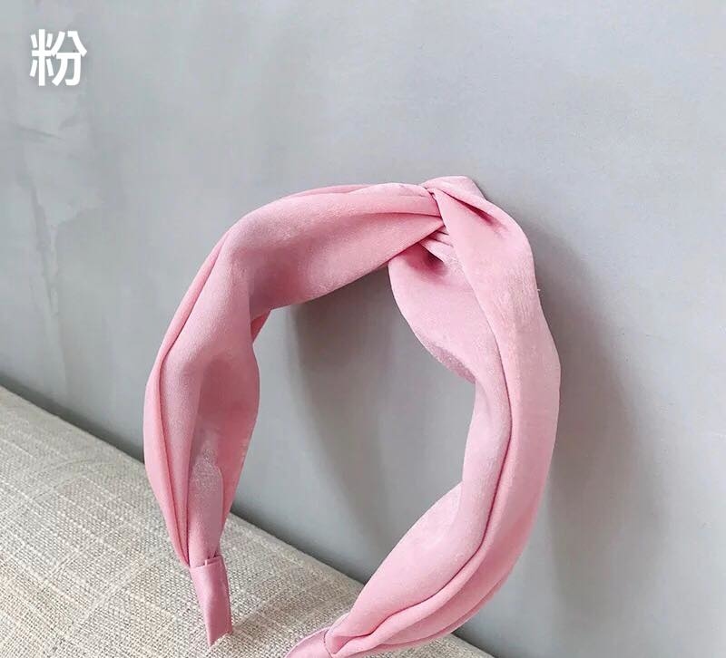 緞面交叉髮箍
