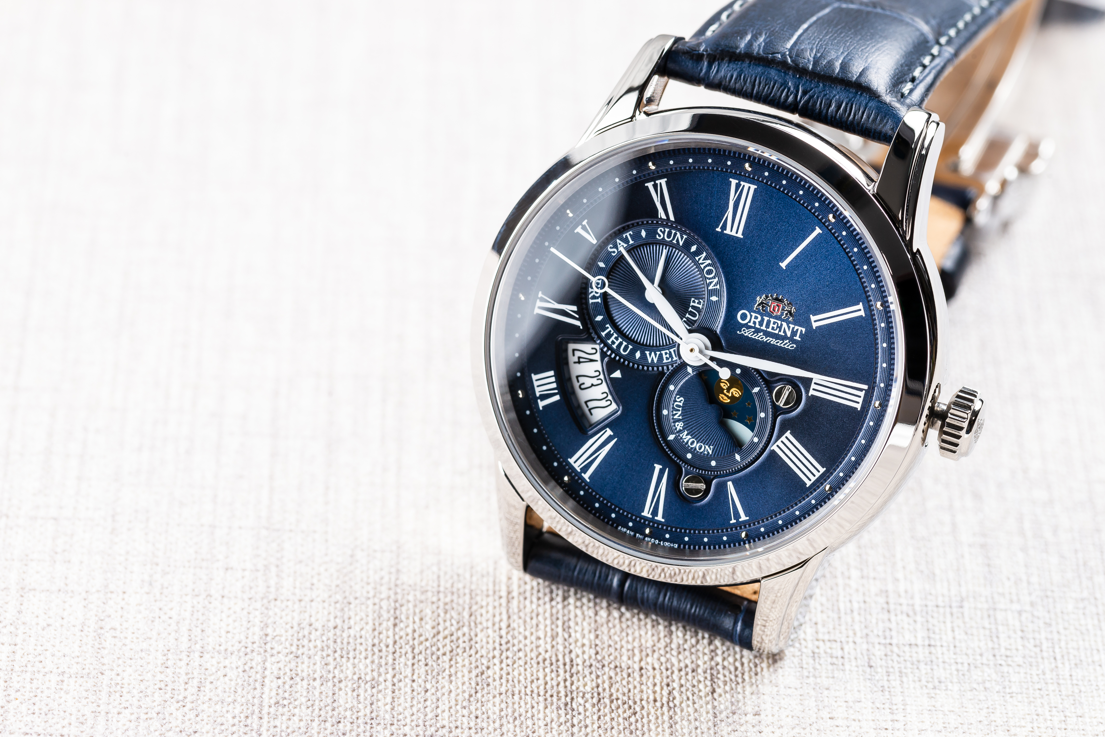 Sun & Moon - Silver Case Blue Dial (Version 3)