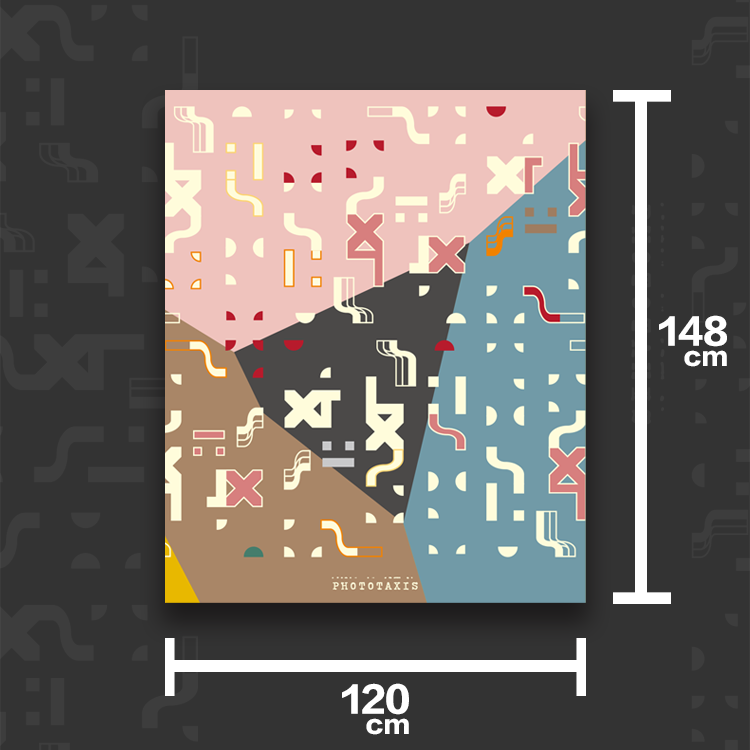 光在跳舞－趨光毛暖毯