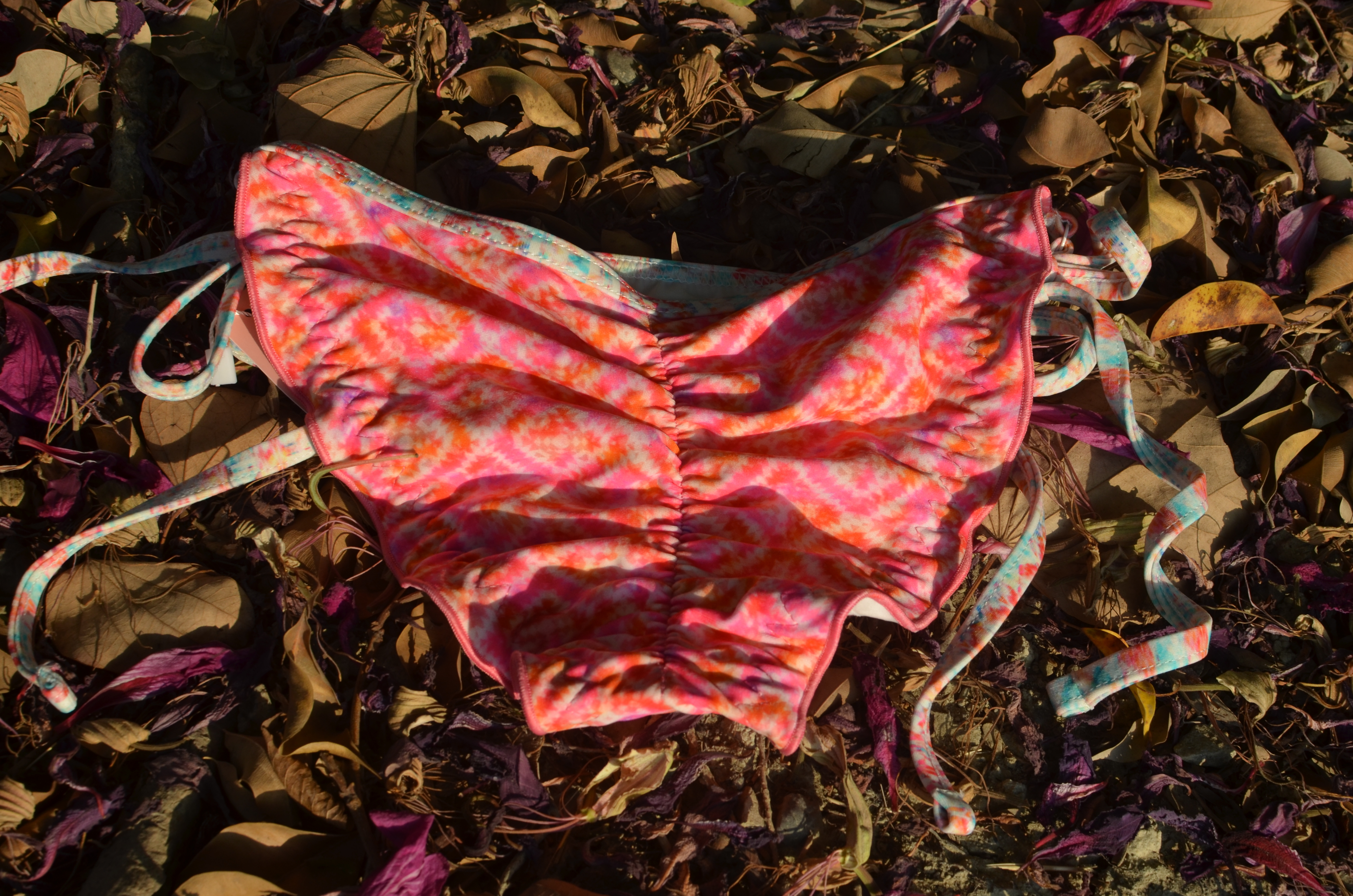 迷宮 綁帶波浪褲