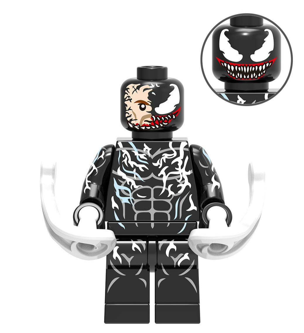 Venom Spider-man Custom Marvel DC SuperHeroes Minifigures Minifigs Fit Lego X965