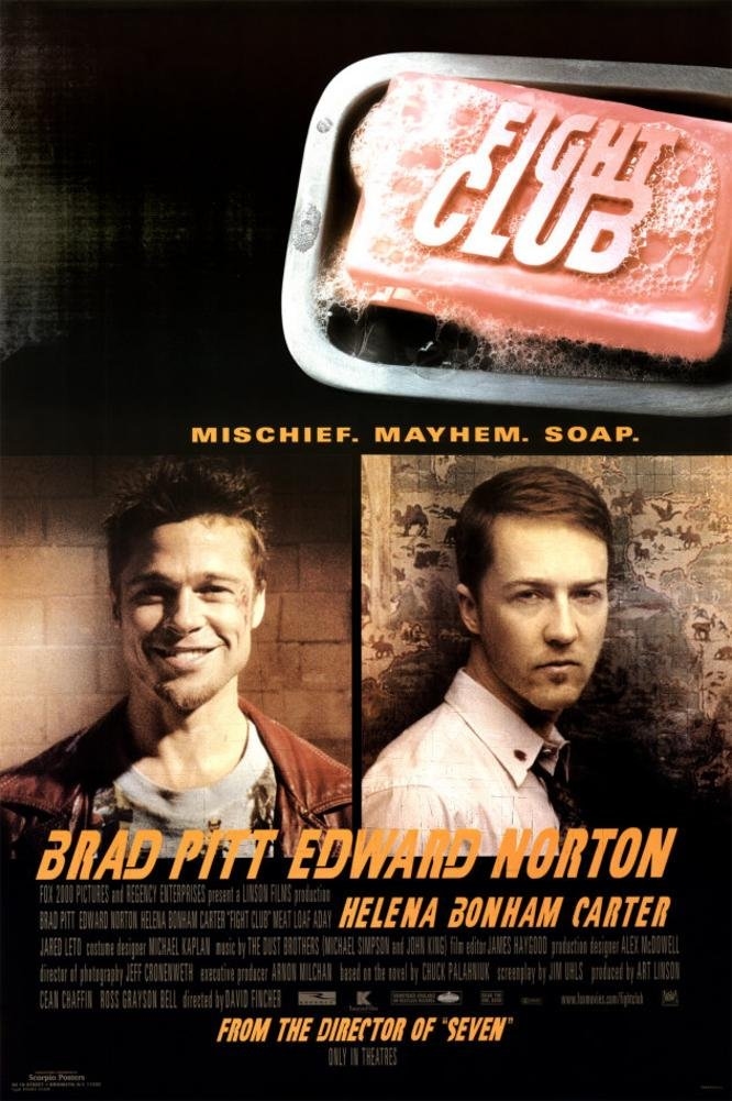 鬥陣俱樂部 Fight Club (1999) 經典系列原裝進口海報 62 x 92cm