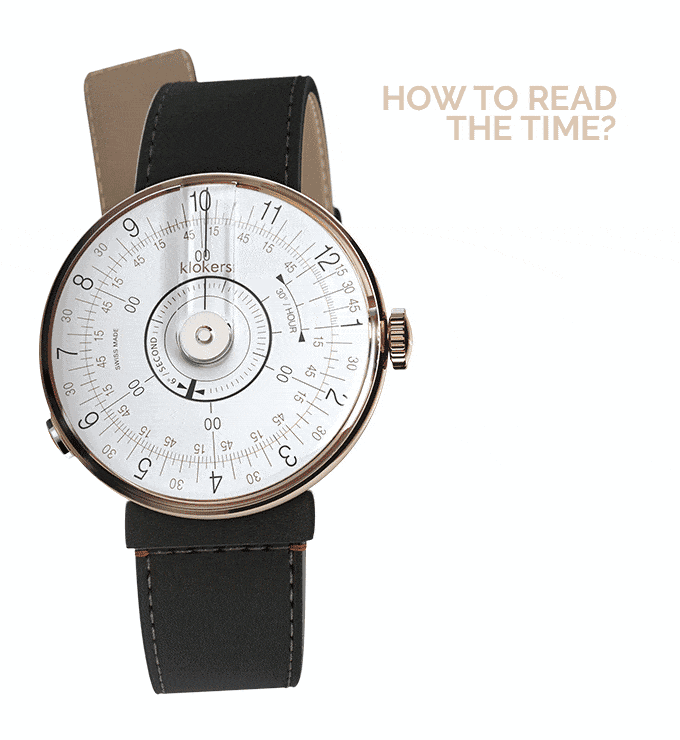 klokers_庫克錶_KLOK-08-D3 黑軸+單圈皮革錶帶