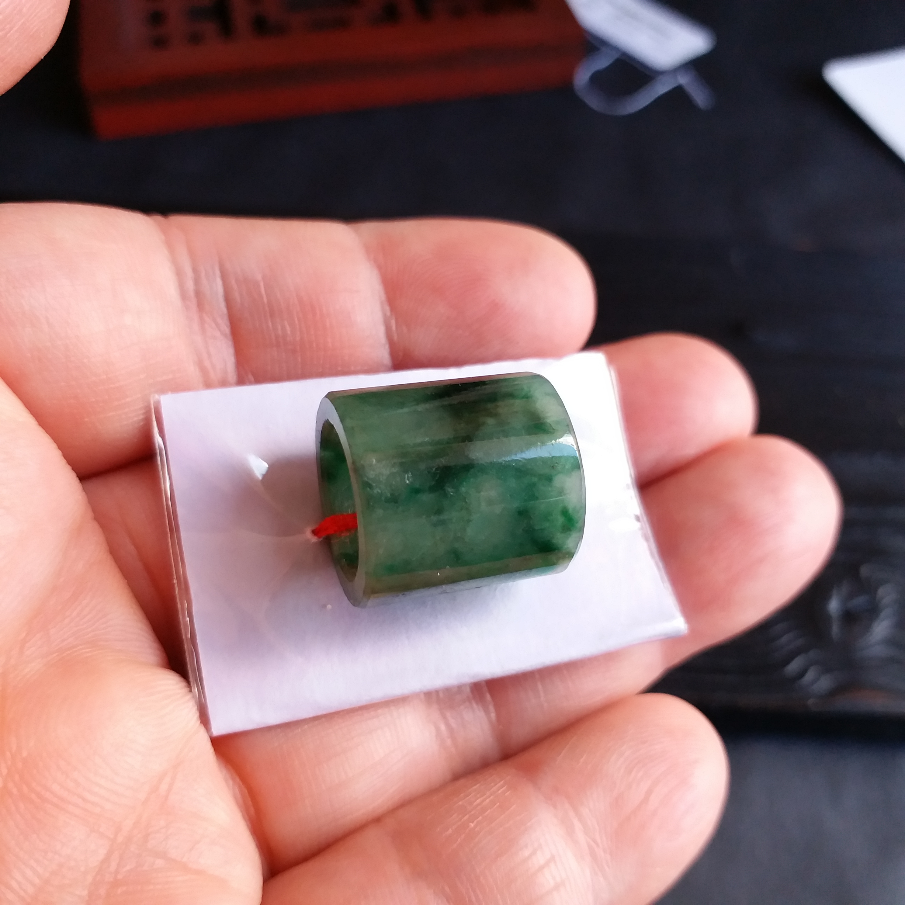 冰糯滿色飄綠花路路通, 天然翡翠A玉, 緬甸玉, Jade, Jadeite