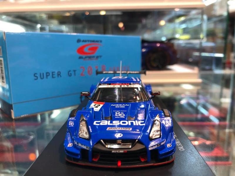 EBBRO 45624 CALSONIC IMPUL GTR SUPER GT GT500 2018 1/43