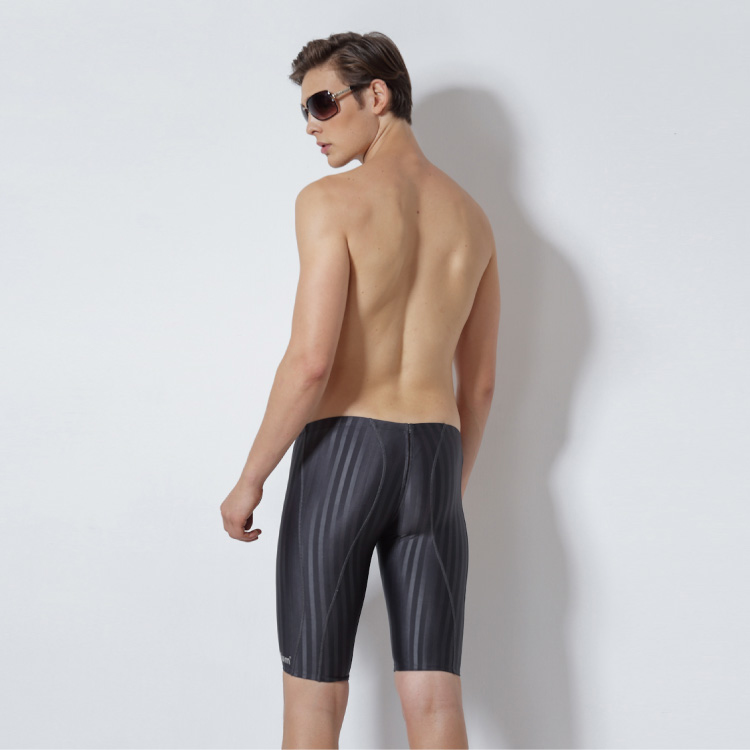 MAR-810520 大男競賽型馬褲 - 壓條(灰)