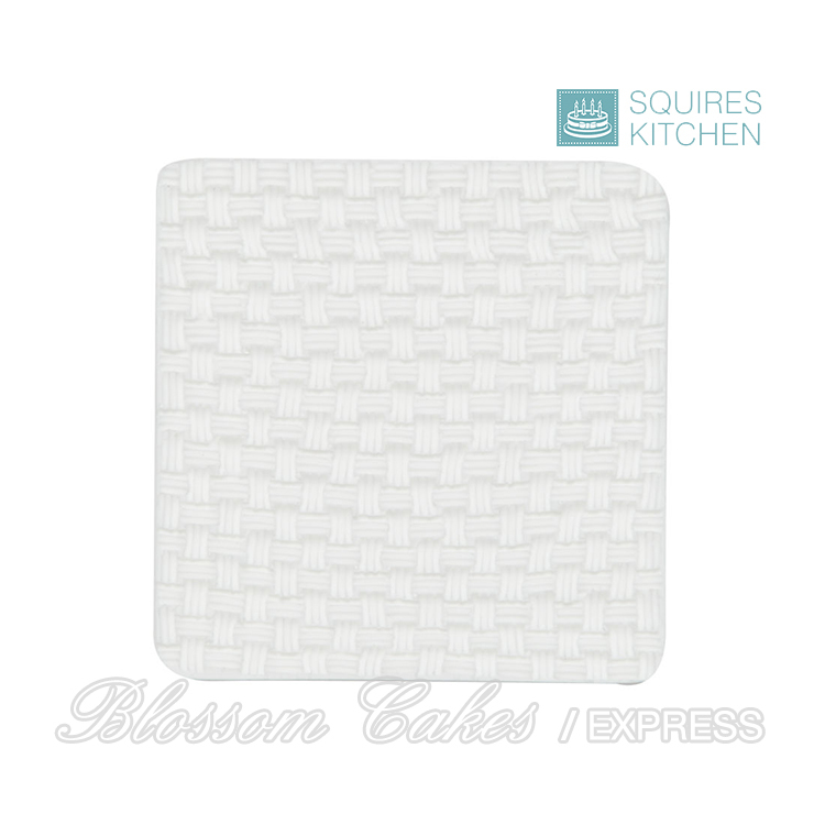 SK-GI Silicone Knitted Texture Mat - Basket Stitch
