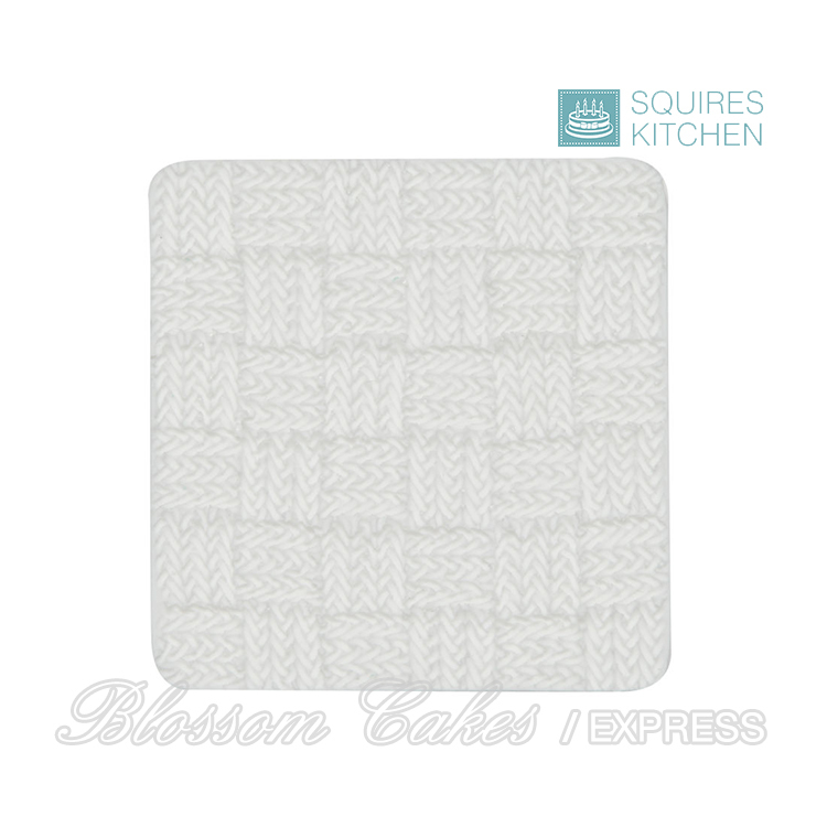 SK-GI Silicone Knitted Texture Mat - Little Blocks Stitch