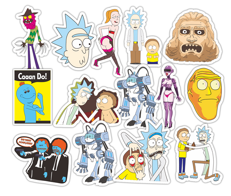 Rick and Morty 瑞克和莫蒂 Sticker Pack 防水貼紙100入組合包