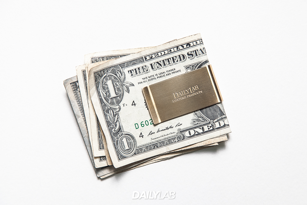 ✎ President Brass Money Clip｜Pack 組