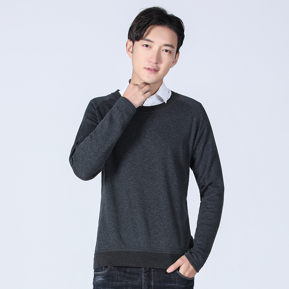 【HENIS】速暖絨系列 - 圓領素色