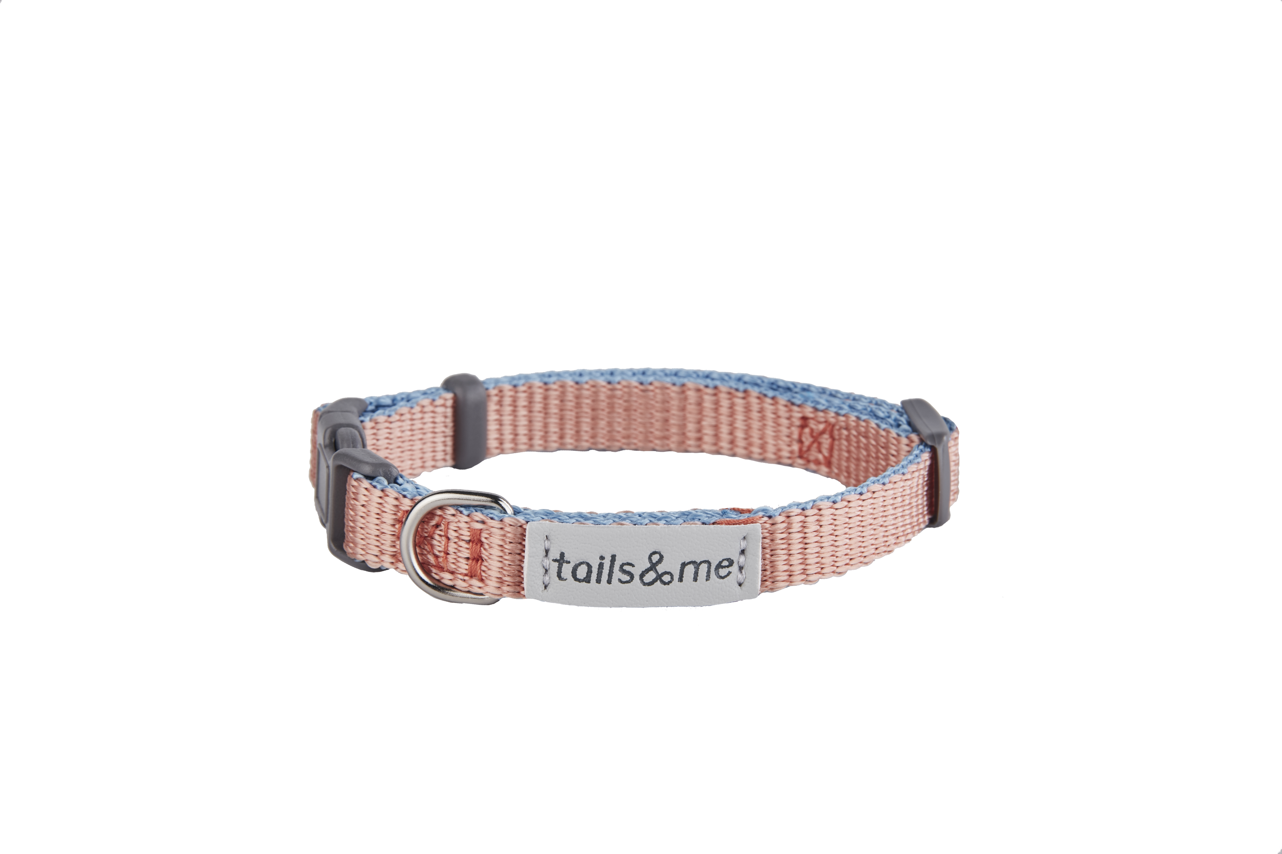 Tails&me 貓用安全頸帶 粉橙天藍