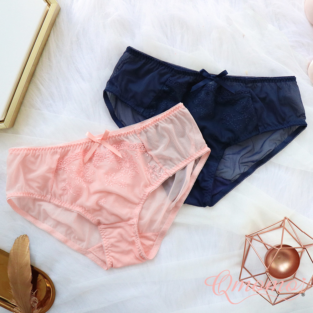 Qmomo 【Sweet Tipsy】 Mesh Pantie (4-Colors)