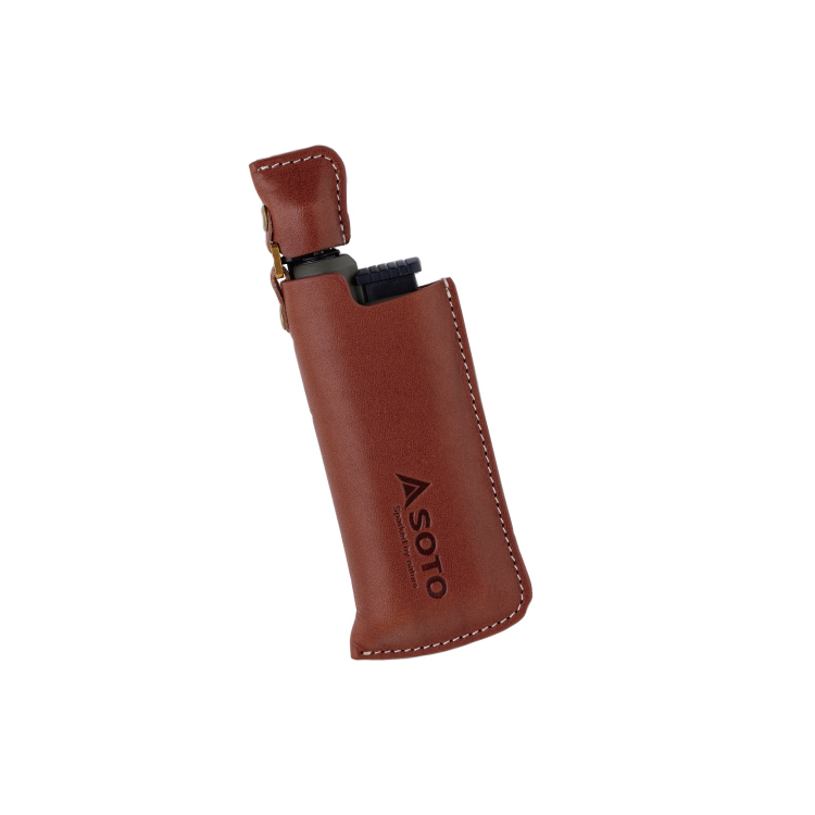 SOTO 伸縮點火器防塵皮套ST-4801 棕色
