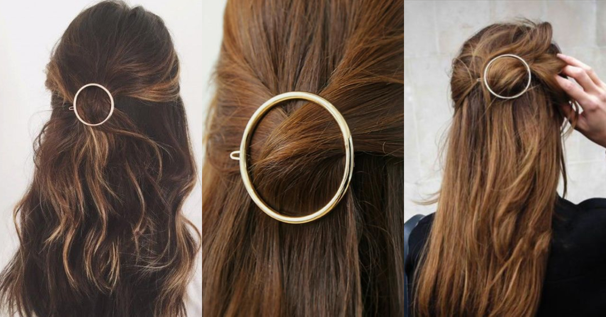 公主頭,金屬扣夾,金屬髮夾