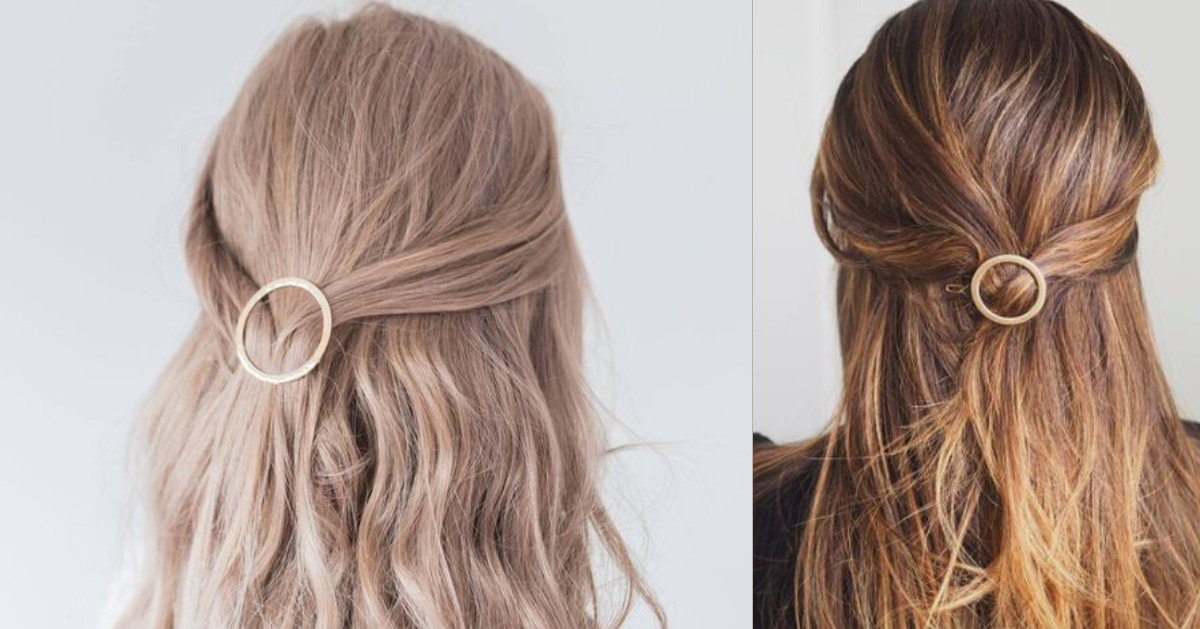 公主頭,金屬髮夾,金屬扣夾