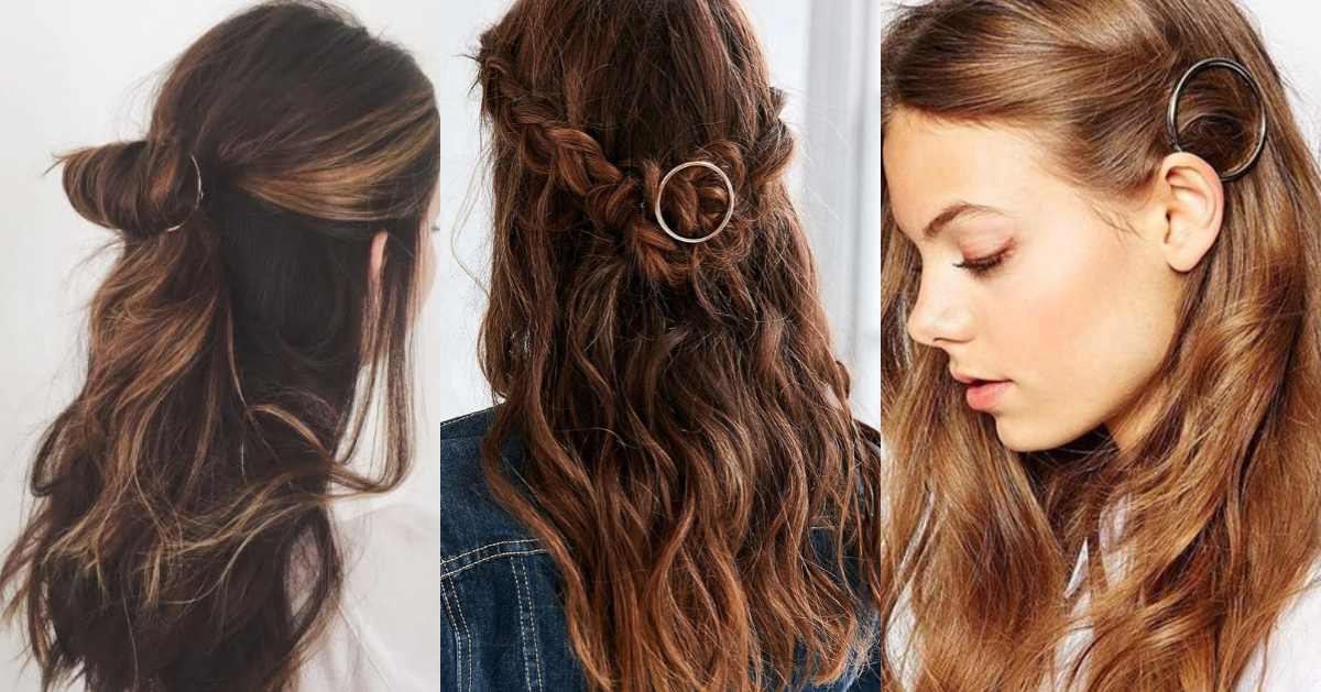 丸子頭,公主頭,過度期瀏海,金屬髮夾,金屬扣夾