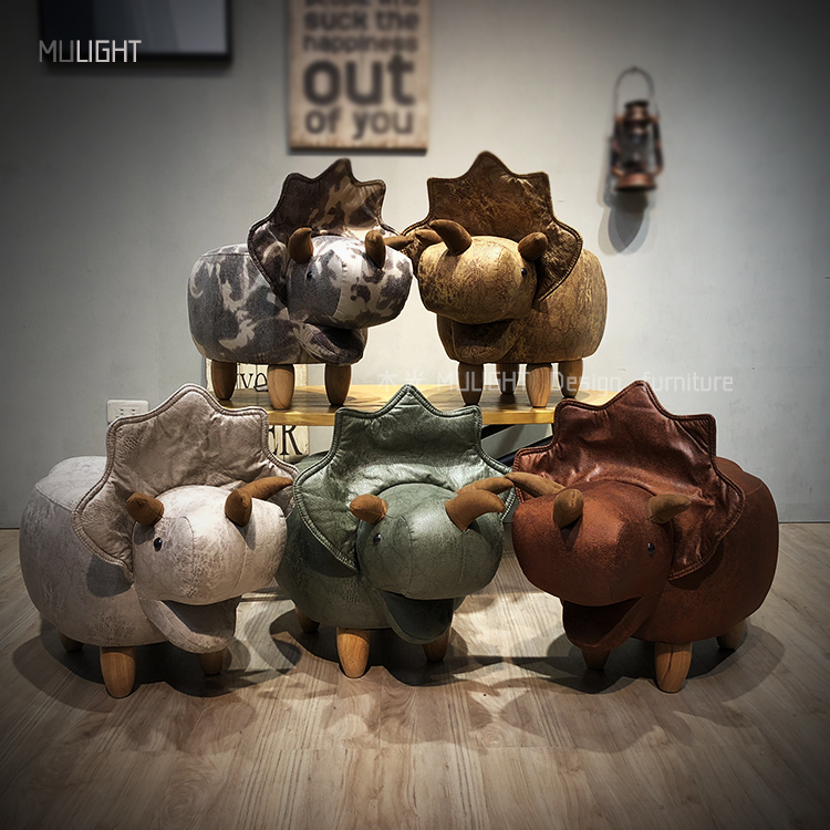 超殘忍恐龍造型矮凳