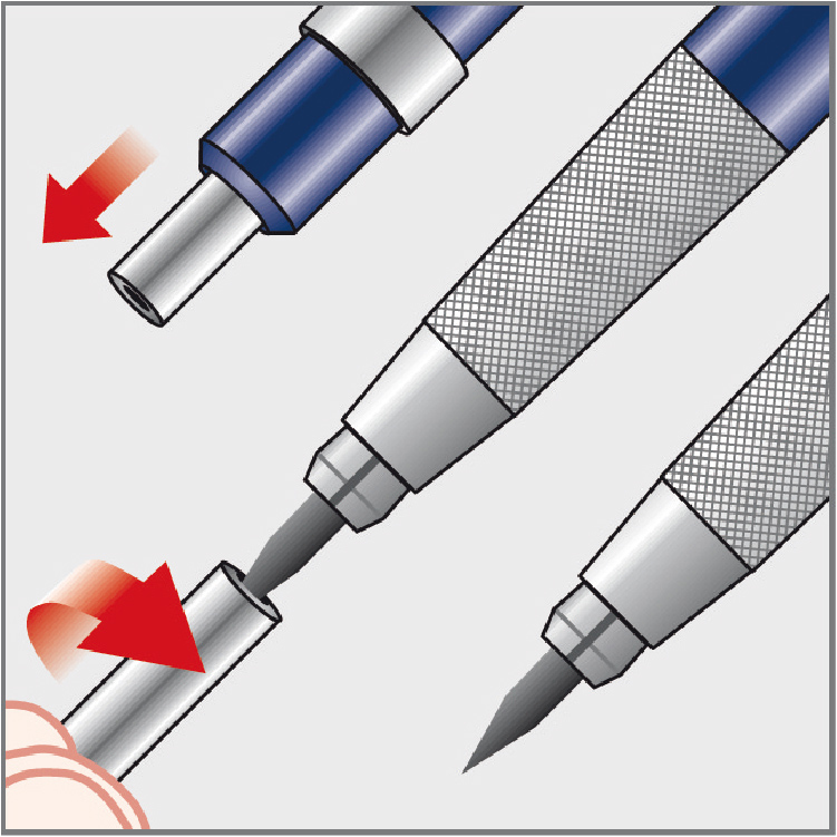 【STAEDTLER 施德樓】 工程筆豪華型-紅芯 MS780 C-2