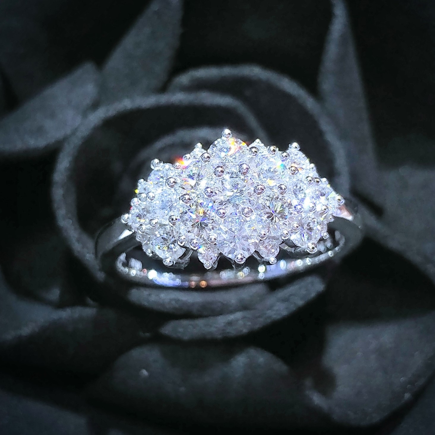 18K White Gold 1.02ct Diamond Ring