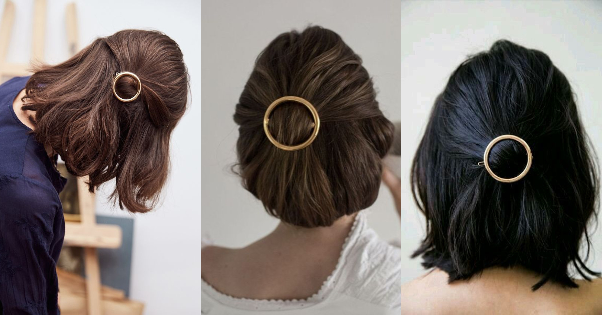 短髮造型,短髮,公主頭,金屬髮夾