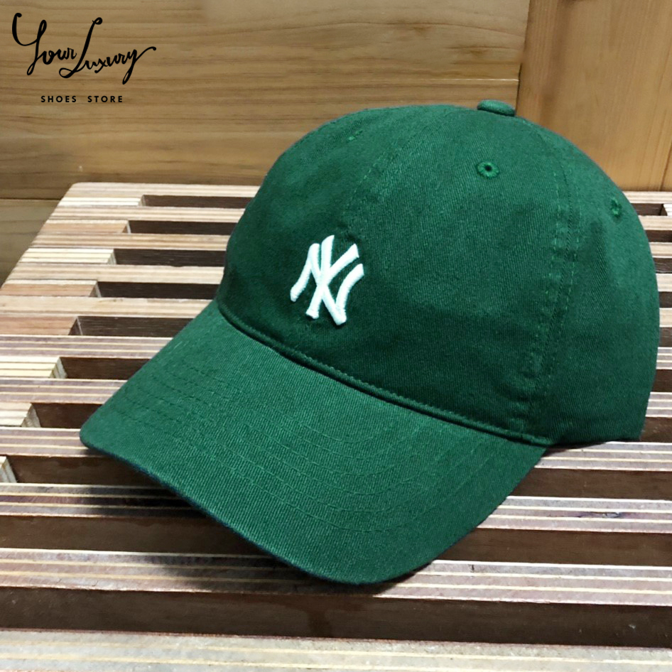 【 Your Luxury】 現貨+預購 MLB 紐約洋基NY水洗 軟布 紫 粉 黃 深藍 橘 墨綠 可調帽 棒球帽 老帽 兒童棒球帽