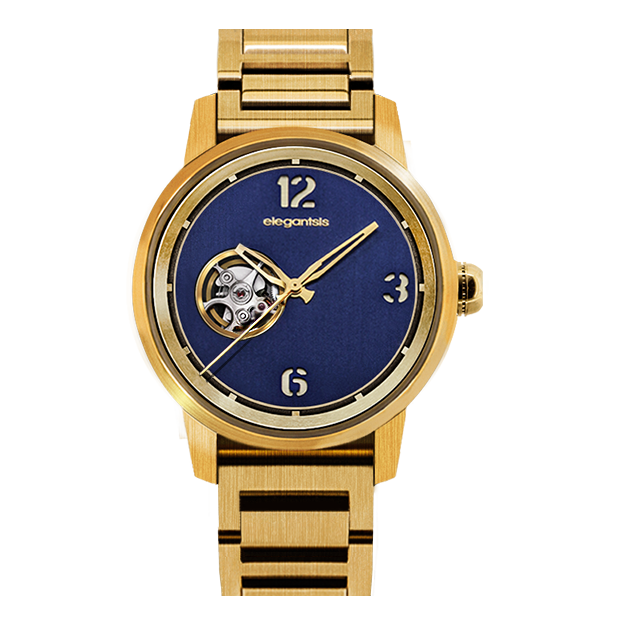 萬年鐘錶 - elegantsis 愛樂時 JT75A   簍空機械腕錶 細說著都會時尚與慢活  ELJT75A-NG02MA   錶徑42MM