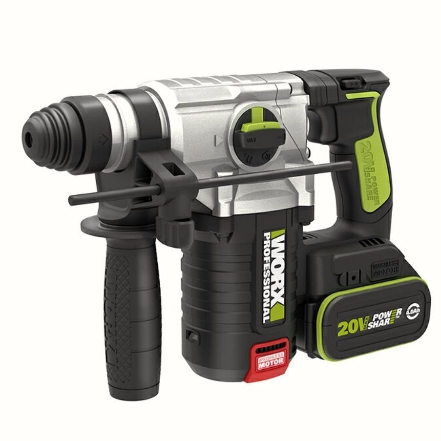 WORX WU388 24mm鋰電無碳三用電錘