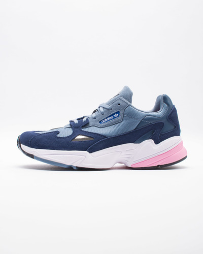 adidas falcon white pink blue