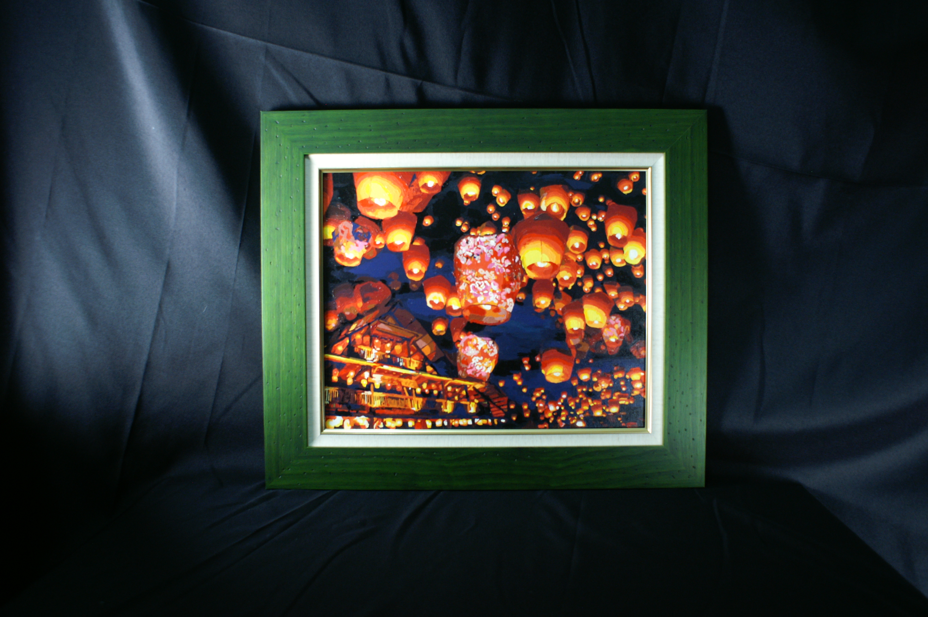 【TWR008】台灣風情誌-平溪天燈_50*65cm