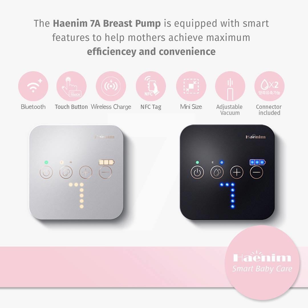 HAENIM 7A ULTRA PORTABLE SMART BREAST PUMP DELUXE SET