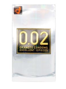 Okamoto岡本 薄度均一 0.02EX (日本版) 12 片裝 PU 安全套