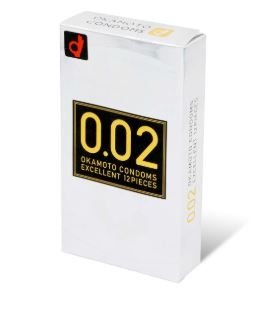 Okamoto岡本 薄度均一 0.02EX (日本版) 12 片裝 PU 安全套