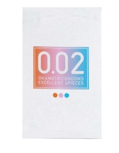 岡本 薄度均一 0.02EX 3-色系 (日本版) 6 片裝 PU 安全套