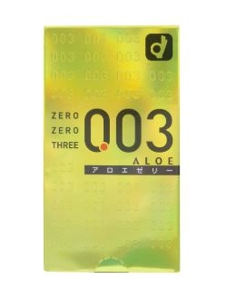 Okamoto岡本 0.03 蘆薈 (日本版) 10 片裝 乳膠安全套