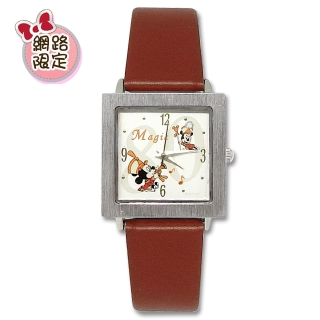 【迪士尼系列】80周年米奇Mickey高質感皮錶