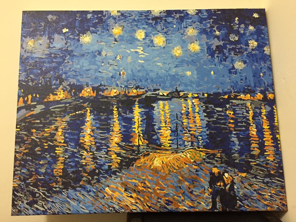 【66323】梵谷-星空下的羅納河