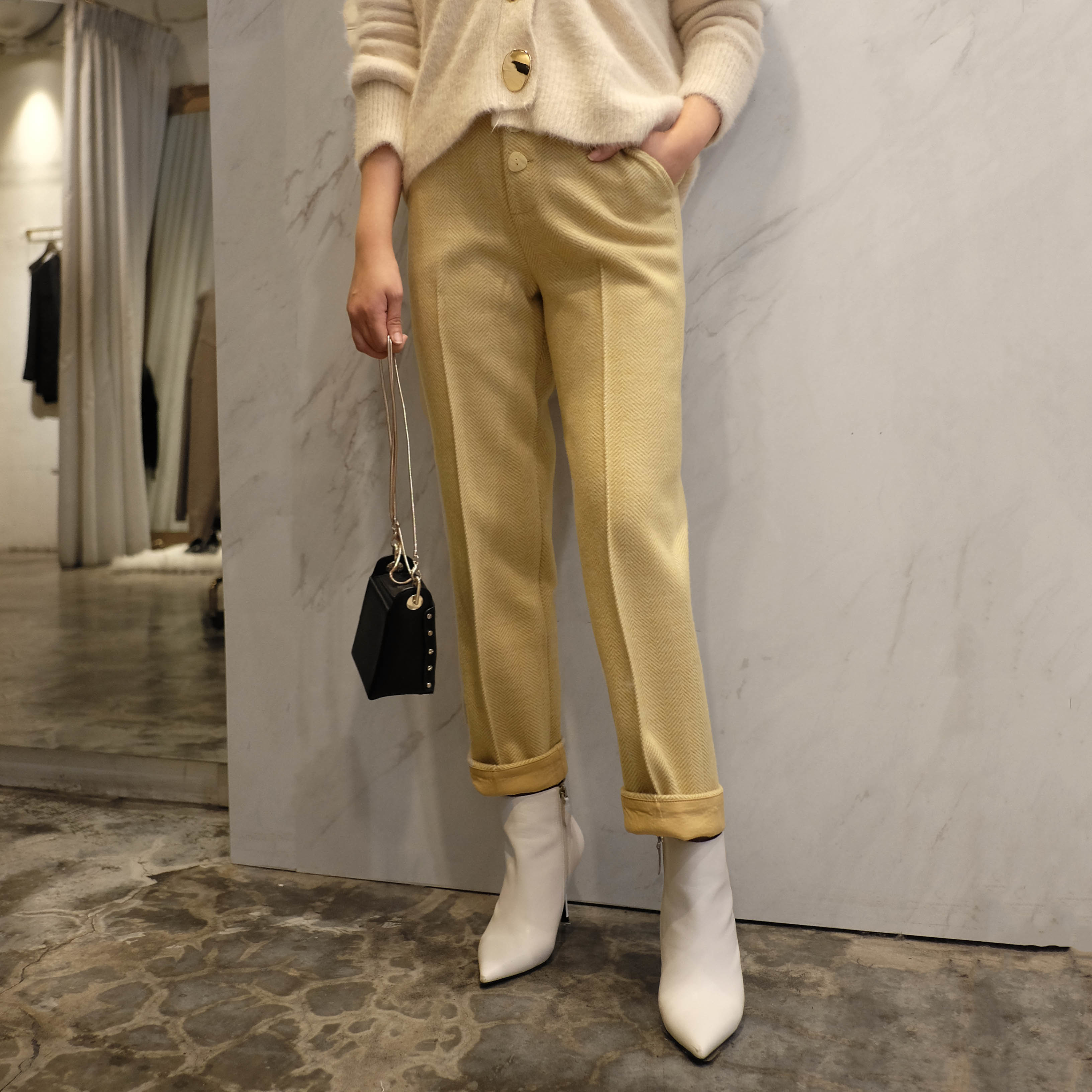 4排釦休閒褲(現貨)