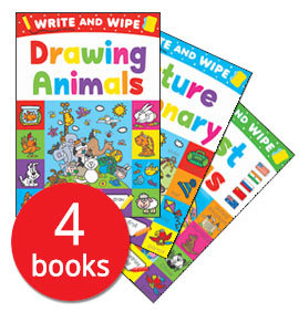 學習寫字套裝 Write and Wipe 4 Books