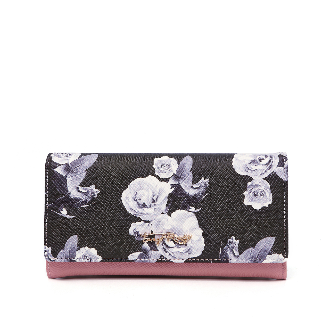 Fancy Romance Printed Long Fold Wallet